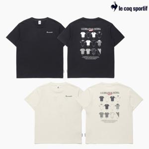 [르꼬끄] 공용 헤리티지 져지 그래픽 반팔티 QQ123LRS25