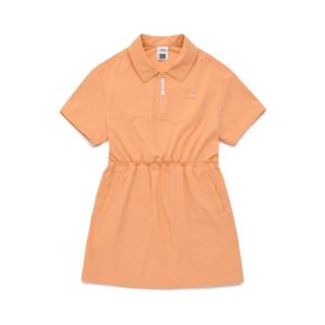 내셔널지오그래픽 키즈 K242GOP010 여아 우븐 원피스(카라) APRICOT