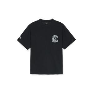 MLB  (3ATSB0353-50BKS) 공용 로고 오버핏 반팔 티셔츠