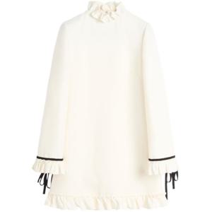 발렌티노 PAP 숏 원피스 6B3VAF98 1CFA03 Ivory