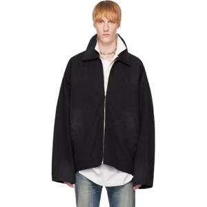 25 SS 발렌시아가 남성 블랙 집업 재킷 251342M180009
