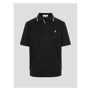 [빈폴멘]오픈 칼라넥 티셔츠  블랙 (BC4342O075)