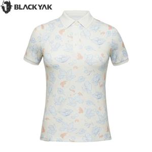 [블랙야크]여성 봄여름 반팔티셔츠 플라워 카라 반팔티 1BYKTMU507 EC