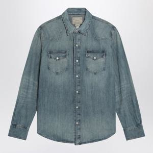 랄프로렌 델라베 이펙트 웨스턴 스타일 데님 셔츠 710703936001