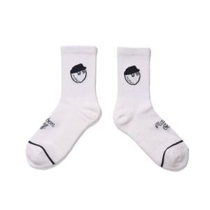 말본골프양말 KQJ M5143PSC01WHT 버킷 자가드 크루 삭스 WHITE