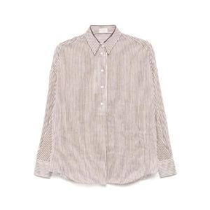 25 SS Brunello Cucinelli 스트라이프 셔츠 MH756NI405C007 TP438076529