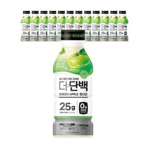 [빙그레]빙그레 더단백 워터프로틴 PET 청사과 400ml 12입