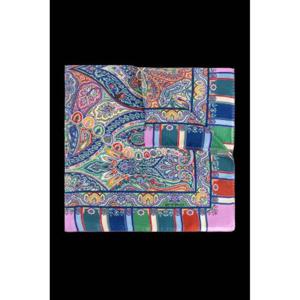 Etro 페이즐리 프린트 스퀘어 스카프 MAUA0004AKB47 S9887 TP942493810