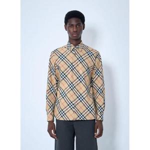 25 SS 버버리 남성 체크 셔츠  bur0159046bei