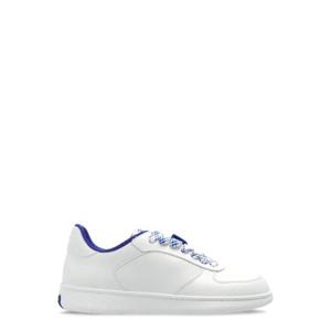 Burberry 스톡 로고 퍼포레이티드 스니커즈 8095424A1464 WHITE TP936010315