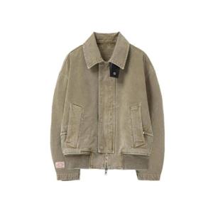 우영미 레더 탭 다잉 자켓 베이지   25SS W251JP20994E