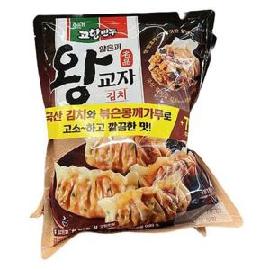 해태 얇은피왕교자김치만두 374.5g x 2 x 1개 a27096