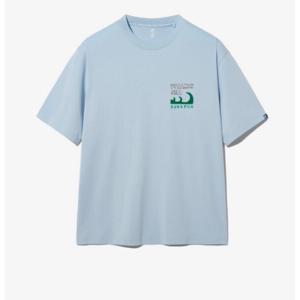 휠라 공용 썸머 그래픽 티셔츠 FS2RSH2403X LBU OWH RED