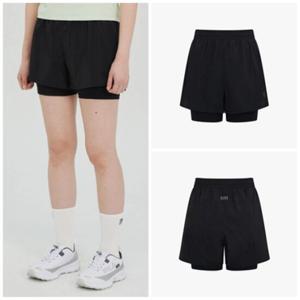 [휠라] FILA 여성용 2in1 러닝 반바지 FS2TRH2251FBLK