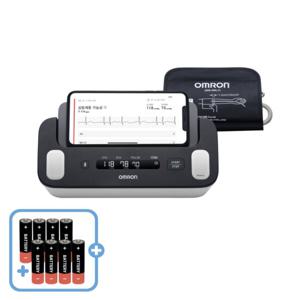 [건전지구성] 오므론 HEM-7530T 2in1 심전도 혈압계 컴플리트 가정용 혈압측정기