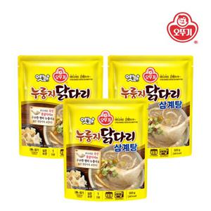 [오뚜기] 옛날 누룽지 닭다리 삼계탕 500g x 3개