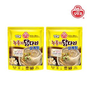 [오뚜기] 옛날 누룽지 닭다리 삼계탕 500g x 2개