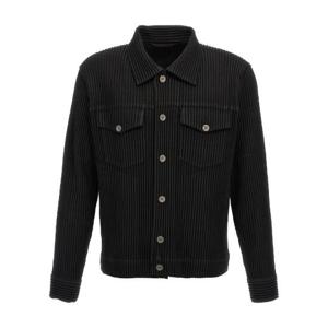 HOMME PLISSE ISSEY MIYAKE Wool like light jacket HP56FC25015