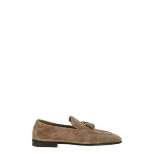 BRUNELLO CUCINELLI 태슬 장식 스웨이드 레더 로퍼 1794855