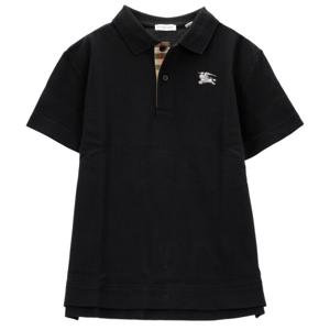 25FW 버버리 키즈 로고 자수 폴로 반팔 티셔츠 8105066 A1189-K