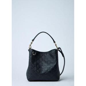 25 SS 구찌 여성 스몰 GG 엠블렘 버킷 백  guc0261013blk