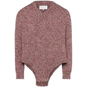 25 FW 메종마르지엘라 V넥 바디수트 스웨터 S50NA0024S18405 TP432034252