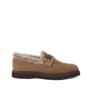 25 SS Brunello Cucinelli 시어링 트리밍 페니 로퍼 MZSFG2569C7495 TP440992284