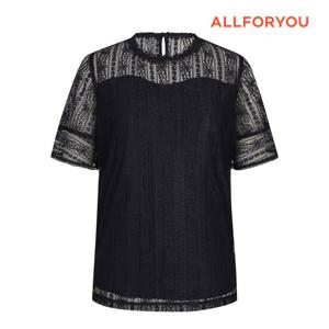 [올포유] 여성 레이스 반팔 티블라우스 ALTRN5436-915