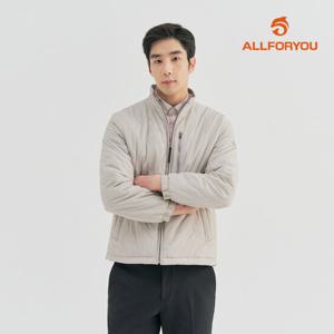 [올포유] [모델착장] 남성 물결 퀼팅 패딩 점퍼 AMJUM1181-509
