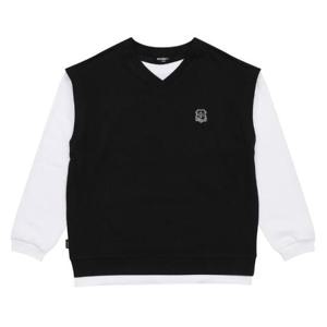 에꼴리에 세이브존07 브이넥 조끼 레이어드티 24A1403