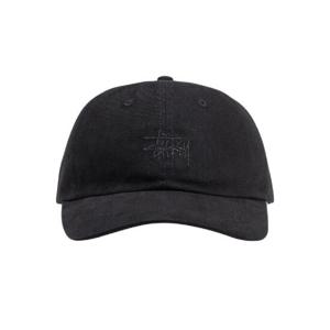 스투시 베이직 로고 로우 프로 캡 블랙 131753