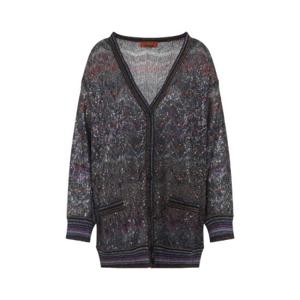 Missoni 브이넥 니트 가디건 DS25WM0TBC005G S91P6DARKMULTI TP946361085