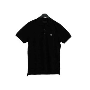 W 필립플레인 남성 반팔 폴러 티셔츠 블랙 MTK3004 PJY002N 02 (A-20)
