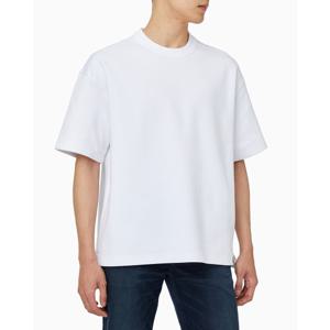 [캘빈클라인 진]남성 CK 릴렉스핏 피케 로고 반팔 티셔츠 화이트 4RAB206 (4RAB206-YAA)