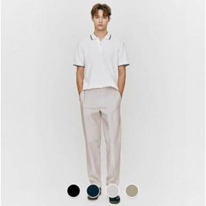 [지오다노]남성 테이퍼드핏 링클프리 스판 면바지 115505