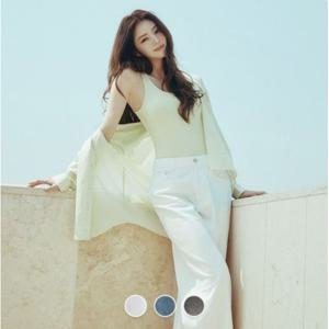 [지오다노]여성 와이드핏 여름 쿨 아이스 데님 청바지 415547