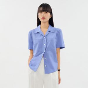 [시스티나]카라 반팔 아웃 포켓 셔츠 //AWWSTO21750