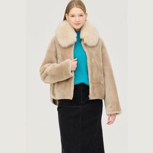 [베네통] 폭스 카라 램스퍼 무스탕 BALE50461