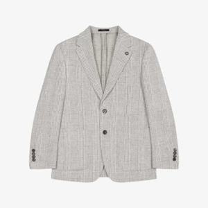 [파렌]파렌하이트 25S/S 베이지 라이트션샤인 체크 자켓 FKEAD4304
