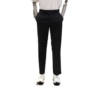 [본(정장)]BON 24S/S 트리아세테이트 블랙 와이드 남성 팬츠 (BN4MTA371)
