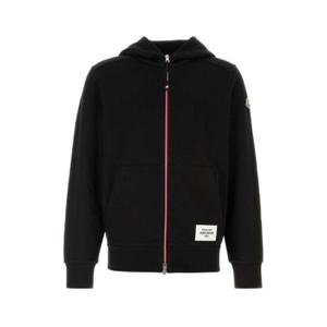 Moncler 로고 패치 지퍼 후드티 8G0000489A8F 999 TP946387534