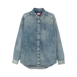 25 SS 디젤 버튼다운 데님 셔츠 A03534068TL TP441016327