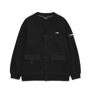 [내셔널지오그래픽 키즈] K223UCD010 저지 가디건 CARBONBLACK