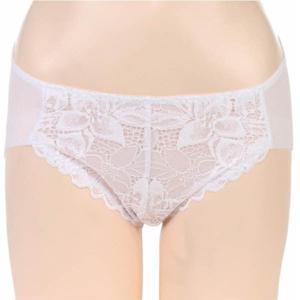 [비비안(언더웨어)]쟈가드 레이스 화이트 여성 햄라인 팬티(BP3514W)