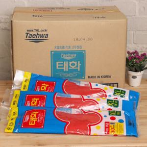 BOX 태화고무장갑 XL 특대 레드 100켤레