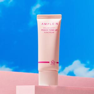 [앰플엔] 솔라샷 피치 톤업 선크림 40ml 2 + 2