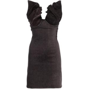 와이프로젝트 여성 블랙 칵테일 드레스 107DR002 BLACKPURPLE