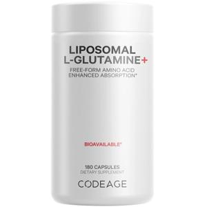 코드에이지 리포소말 L 글루타민 + 1000 mg 보충제 180 캡슐