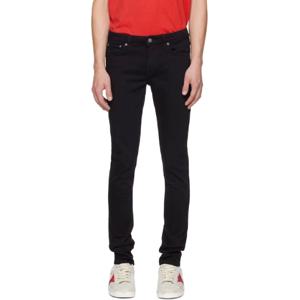 25 SS 누디진 남성 블랙 린 스키니 진 242078M186019