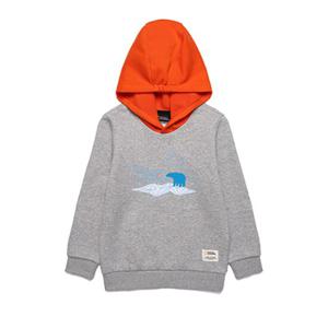 내셔널지오그래픽키즈 N194KHD230 그루스 배색 후드 MGREY